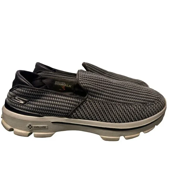 Skechers Shoes Skechers Go Walk Loafer Mens Black Gray